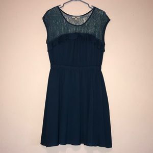 Teal cocktail dress